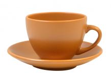 Чашка чайная с блюдцем Терракота 207 мл KERAMIA